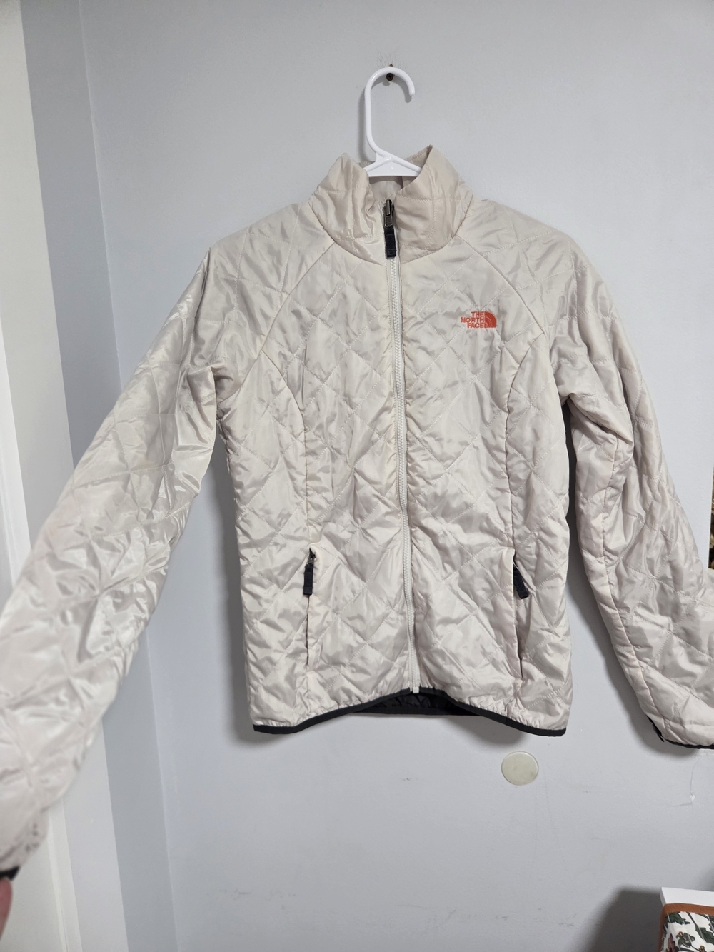 The North Face Women's Cream Quilted Insulated Jacket
